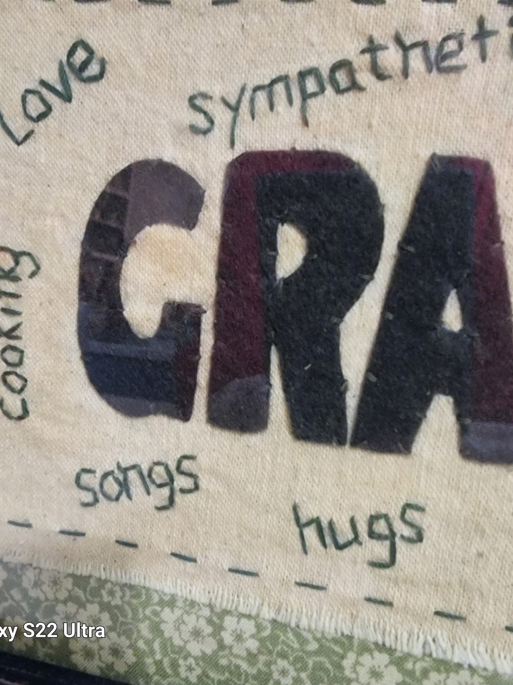 Grandma Vintage Needlework. Rustic Frame - Picture 2 of 3